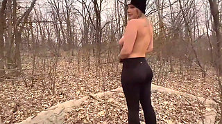 Stripping Naked and Getting Fucked in the Forest