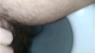 Pissing From a Bushy Bush Golden Rain Close up - Ginnagg