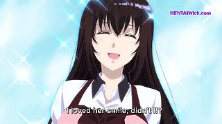 Bathroom Fun with My Girlfriend’s Hairy Stepsister(Anime Hentai)
