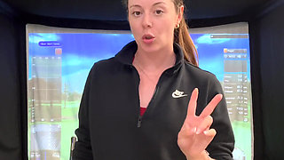 Trying to Golf in a Simulator with My Lush in! Trying Not to Cum While I Swing!