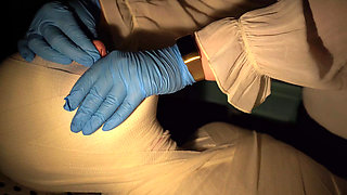 medical play fun, mummification, needle cbt and electro