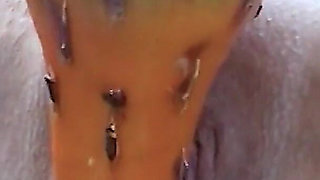 Solo Sex in the Meadow - Hairy MILF Masturbation