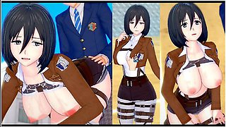 Erotic encounter with a well-endowed titan