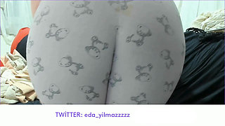 CAMELTOE- MASTURBATION IN PAJAMAS- PUFFED PUSSY- SWOLLEN PUSSY- TURKISH PORN