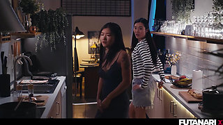 Asian Girl Sucks Ladyboy - Real Life Hentai With Japanese Chicks Doing Futa Blowjob