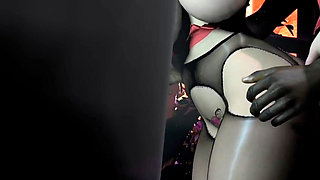 3D Horny Slut Mature MILF Wearing Sexy Lingerie Cheating with BBC