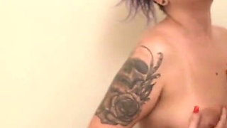 Savanna Star Double Shower Solo: Rave Fantasy Pussy Play & Toe Tease