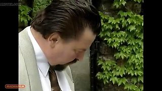 Busty French Maid Gets a Blowjob and Handjob from Guest When He Arrives