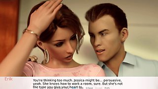 Naughty wife, porn games, 3d game