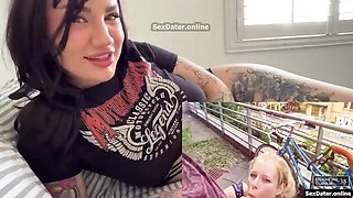 Nova Cane Big Bosomed Step Sister Takes Condom Outdoor