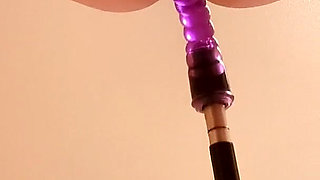 First Time Anal with Sex Machine!