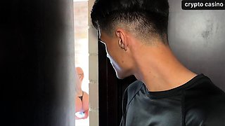 Wow! My stepbro's virginity made his hard-on massive - XXX!