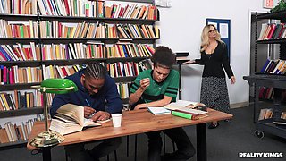 Look At Her Now - The Blonde Lady Librarian Katalina Kyle Loves Hard Cock - Jason Cody