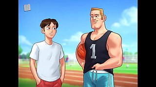 Hot summer adventure with big-assed beauties and natural boobs in a steamy visual novel