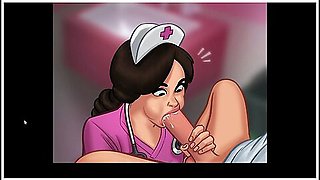 Enfermera Ayudandome Con La Prueba De Semen