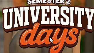 University Days 24 Amelia Like Taking Risk Fuck Her While Her Brother Was Close by