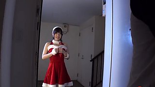 Horny Kurumi's Bathroom Fuck and Creampie Christmas Gift