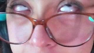 I Seduce the Camera While Sucking on My Favorite Dildo