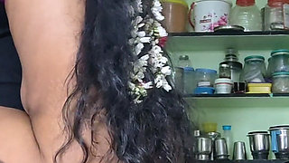 Hot Indian Couples Enjoying in Kitchen