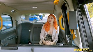 Faux taxi - crimson head from manchester get dicked in a taxi