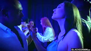 BlackedRaw BBC Foursome Hard Fuck - Dolly Dyson & Catherine Knight Get Pounded At Night