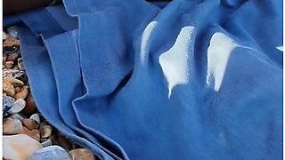 Hot Latina Caught Adjusting Bikini Thong On A Public Beach - Pussy Slip And Cameltoe Pov Candid