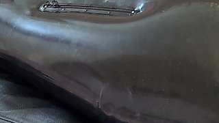 Wife Punishes Her Slave in Full-body-inflate Latex Bag - Estim - Restricted Breathing - Bagged