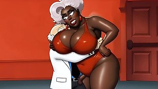 Married Cuckold Loves a Big Black Ass Cartoon