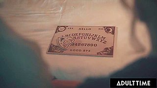 Stepbrothers 3-way Prank Naive Virgin Lexi Lore With A Spirit Board! Double Creampie