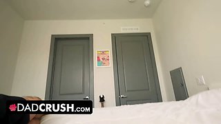 Curvy step mom and step daughter Slimthick Vic & Chanel Camryn share step daddy's pecker - dadcrush