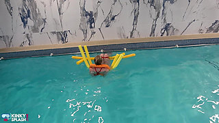 Bratty Lucy's Wet Punishment: Rope, Clamps & Noodles