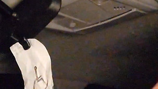 Big Warm Smelly Size 12 on the Dashboard