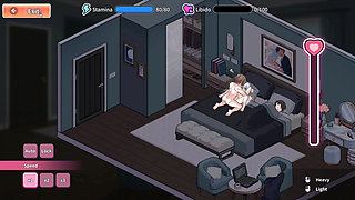 Hentai Game - Naughty Big-Boobs Married Woman Sex - Immoral Bathhouse