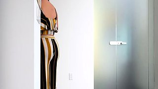 Stacked brunette goes solo toys and masturbation