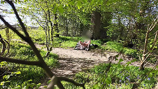 Shagging amongst the blue bells