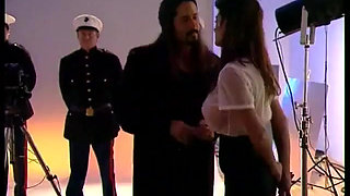Model Ballerina's Holes Get Stuffed by Three Sailors at a Photoshoot