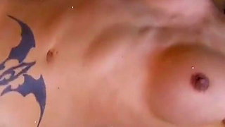 Amazing tattooed MILF ride hard dick