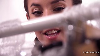 Amirah Adara Tries Something New in Hungarian Brunette Lesbian Romance