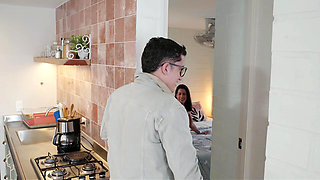 I My Mother-in-law and I Take Revenge in Her Mouth. While Visiting My Girlfriend
