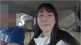 Cute Japanese Idolaccess The Back Red.suddenly Gave Me Blowjob & Handjob In The Car