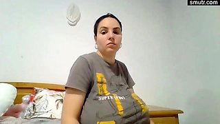 Leann amateur beautiful brunette with big boobs